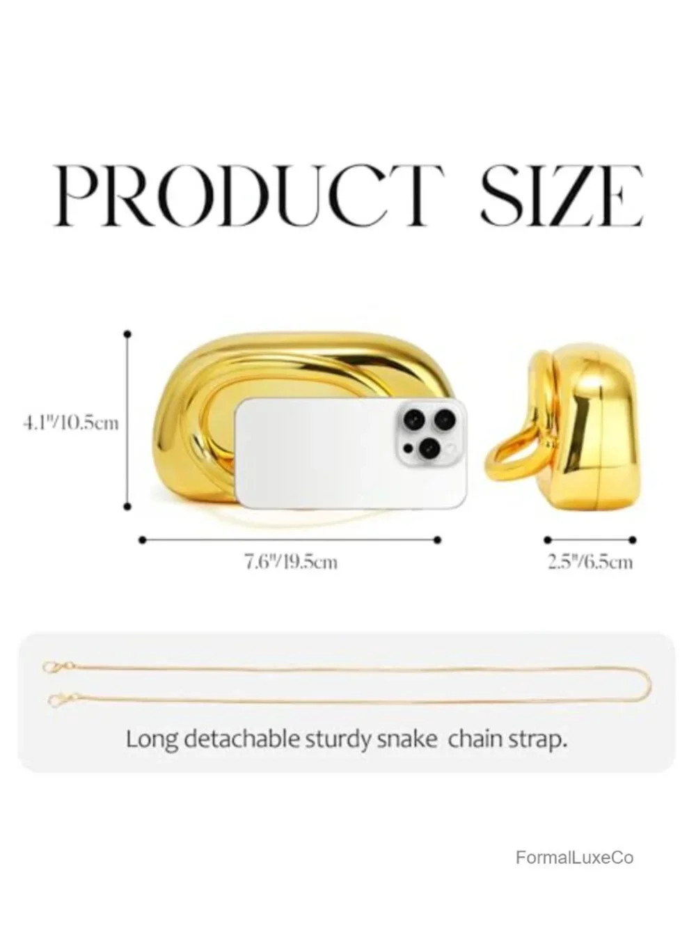 Acrylic Clutch Purse Women Metal Handle Evening Bag Wedding Party Prom Handbag